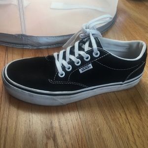 Black Vans Women size 6
